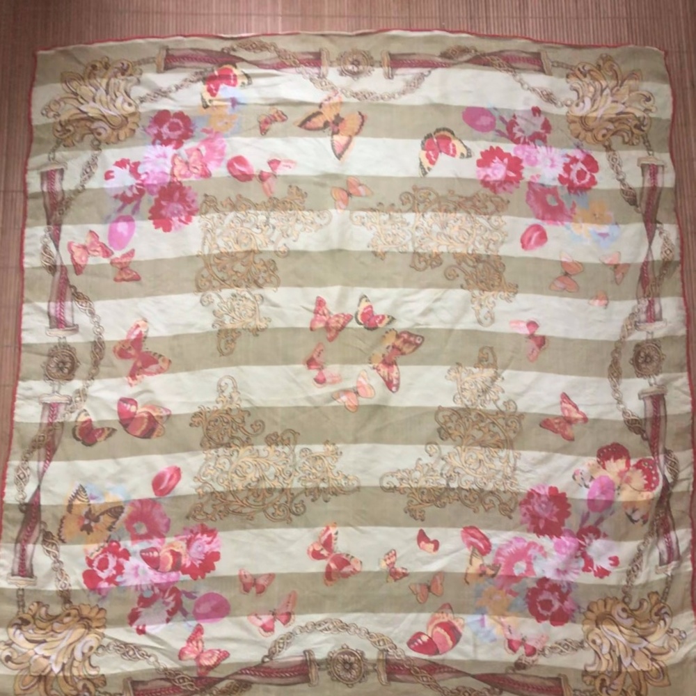 Vintage Butterfly Scarf